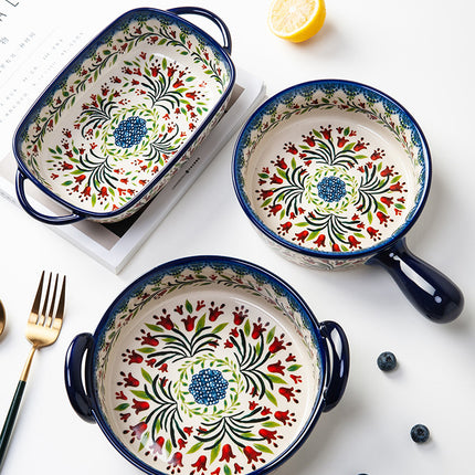Glass Oval-shaped Fish Baking Pan