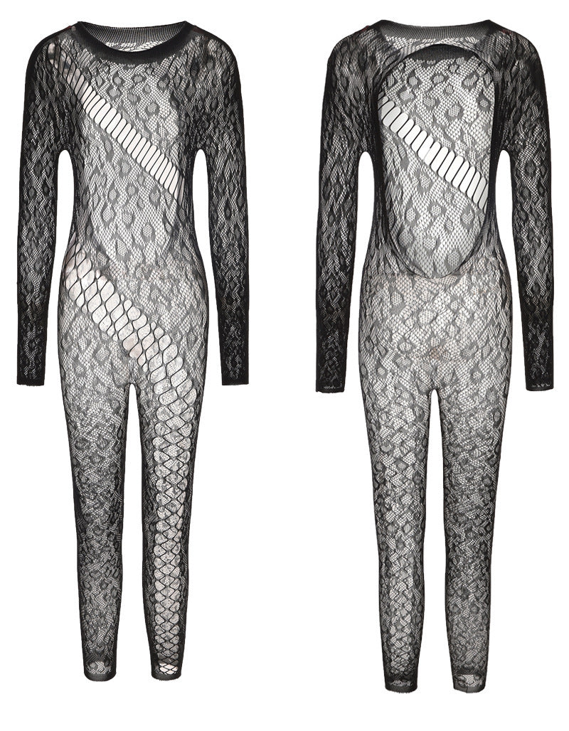 Hollow Temptation Jumpsuit Plus Size