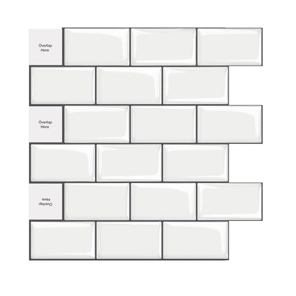 Mosaic Marble Crystal Epoxy Bathroom Wall Sticker Kitchen Wallpaper