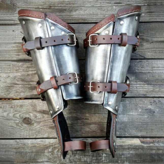 Retro Color Matching Rivet Belt Buckle Hand Guard Wrist Cosplay Dress Up Costumes