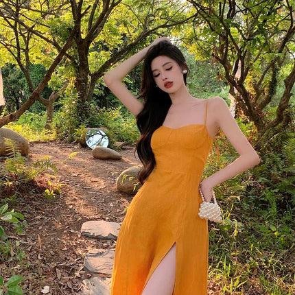 French Suspender Dress For Women In Summer