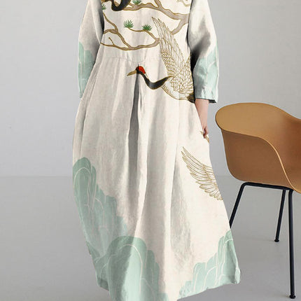 Fashion 3D Printing Plus Size Dress Women
