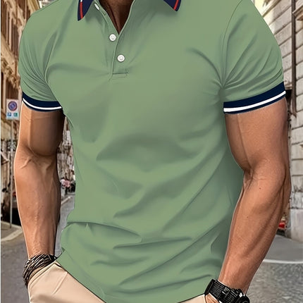 Button Men's Casual Polo Shirt