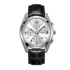 Fashion Men's Quartz Watch High-end Business Waterproof Watch Genuine Leather