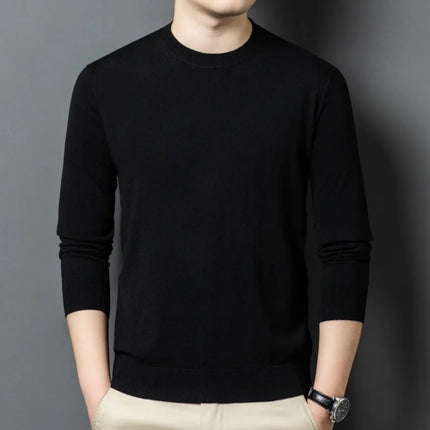 Round Neck Wool T Men's Sweater Skin-friendly