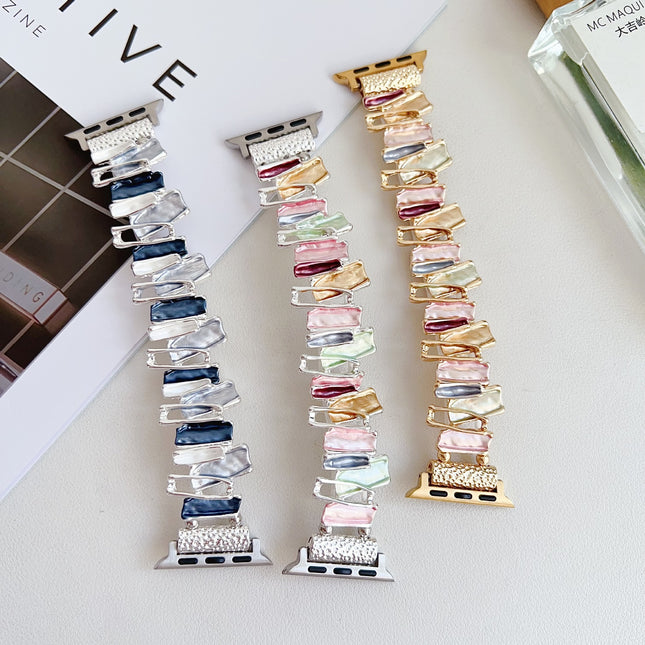 Dopamine Oil Painting Metal Stretch Strap