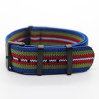 Blue Green Red Stripes