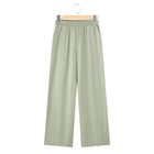 Long Sleeve Shirt Loose Wide Leg Pants Casual Two-piece Suit