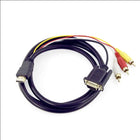 Hdmi To Vga 3 Rca Converter Adapter Cable For Hdtv