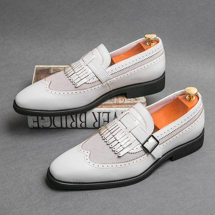 Plus Size Men's Shoes Tassel Trendy Pointed Toe
