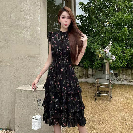 Women's Floral Jumpsuit Skirt