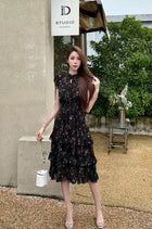 Women's Floral Jumpsuit Skirt