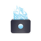 Black monochrome blue light