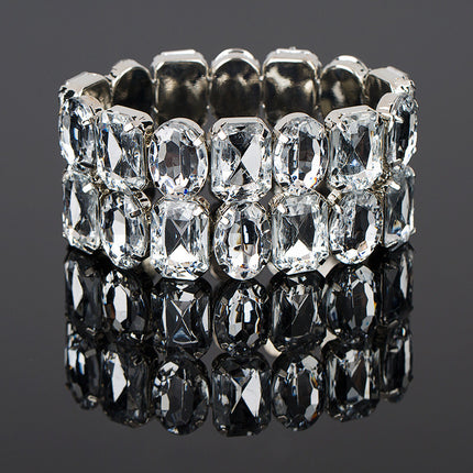 Classic Personality All-match Fashion Bracelet Luxury Big Rhinestone
