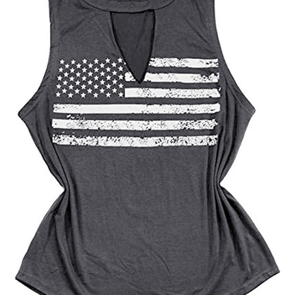 European And American Versatile Loose Outerwear Racerback Tank Top Women