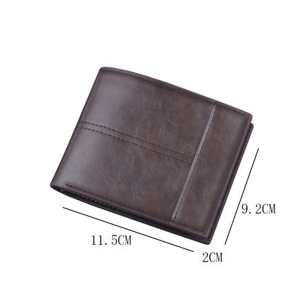 New Men's Short Clip Multifunctional Coin Purse