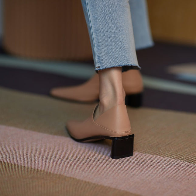 Fashion Soft Leather Special-shaped Shoes For Women