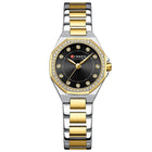 Small Dial Waterproof Rhinestone Watch