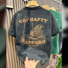 American-style Heavy Short-sleeved T-shirt Men's Summer High Sense