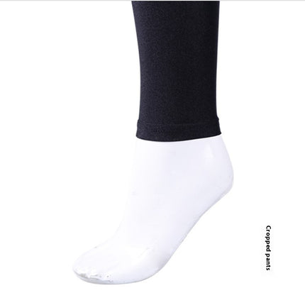 Nylon Plus-sized Plus Size High Waist Leggings