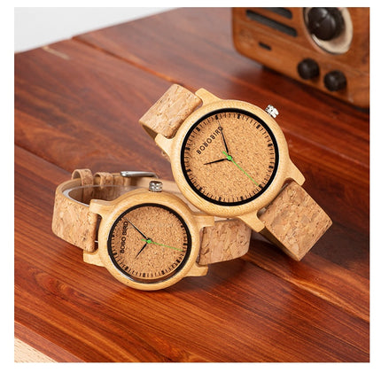 Bamboo and wooden watches
