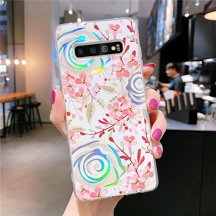 Laser Canna leaf mobile phone case