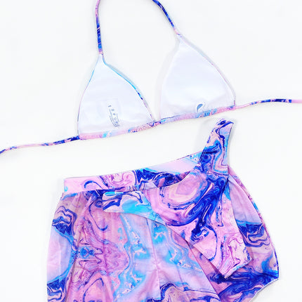 Women's Beach Three Piece Bikini Swimsuit