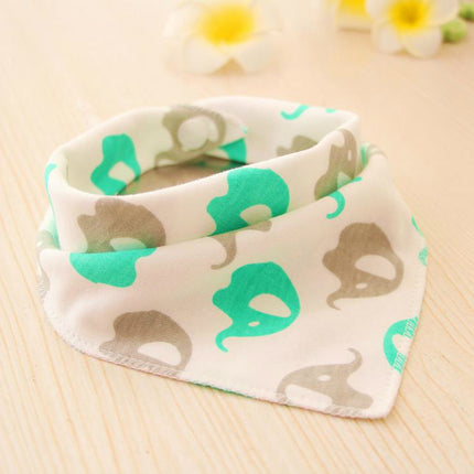 Baby Bibs Waterproof Triangle Cotton Cartoon Child Baberos Bandana Bibs Dribble Bibs Newborn Slabber Absorbent Cloth