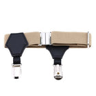 Popular high-end sexy tide men and women gentleman white-collar dress double head duckbill buckle hoist buckle garter socks