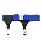 Popular high-end sexy tide men and women gentleman white-collar dress double head duckbill buckle hoist buckle garter socks