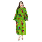 Plus size ladies long dress