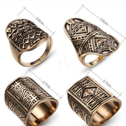 Vintage Ring Set - A set of 4 Family