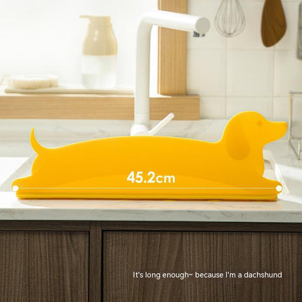 Sausage Dog Kitchen Splash-proof Water Water Stop Sheet Suction Cup