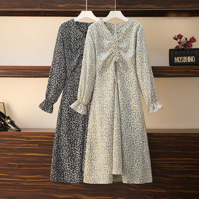 Fairy Girl Mori Style Floral Girlfriends Plus Size Dress Women