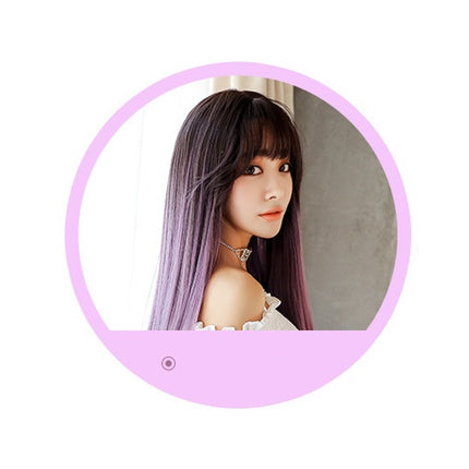 Fashion realistic hair long straight hair wig jiafa chemical fiber wig