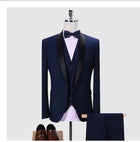 Mens Suits 3Pcs Formal Casual Slim High Quality Stylish Sets