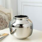 TV cabinet wine cabinet vase silver flower flower arrangement