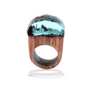 Handcrafted Wood Resin Rings