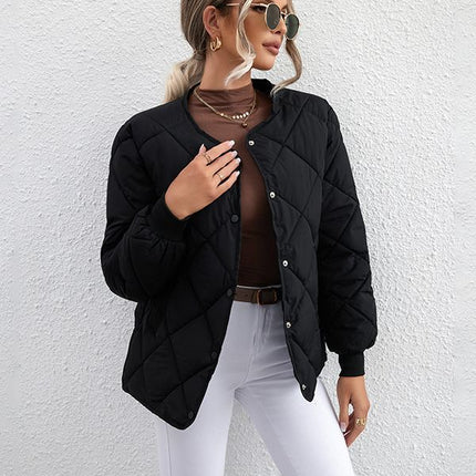 Diamond Check Casual Coat