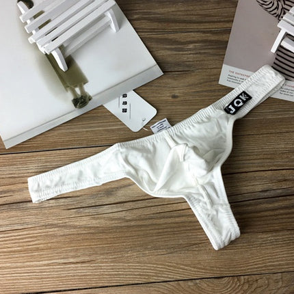 Pants men sports underwear men's cotton sexy no trace T-shaped U convex red low waist young male cotton.