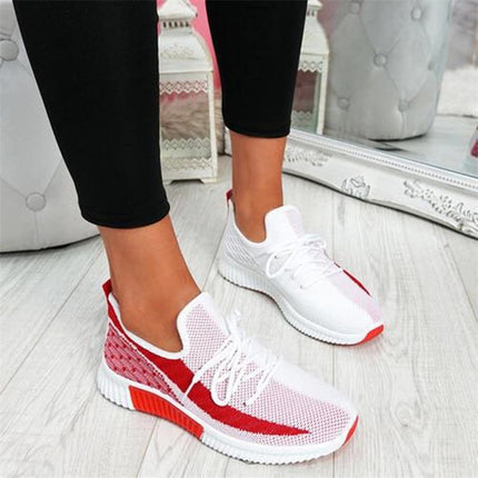 Sneakers flying shoes women's single shoes