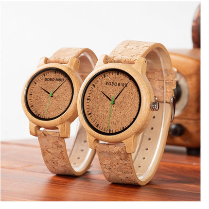 Bamboo and wooden watches