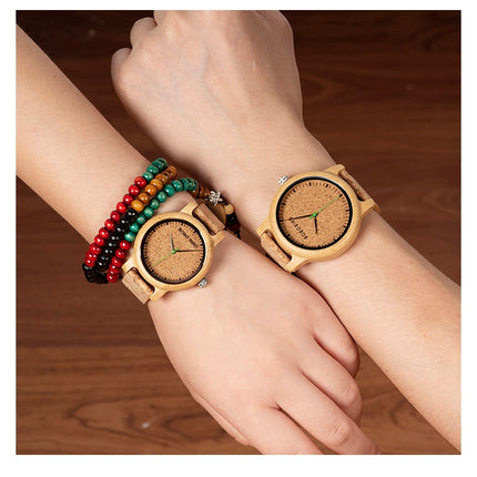 Bamboo and wooden watches
