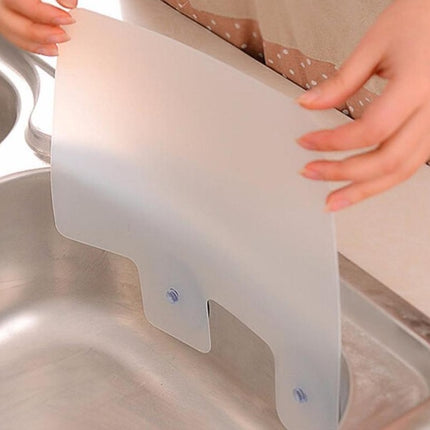 Sink Splash-proof Baffle Transparent Baffle With Suction Cup