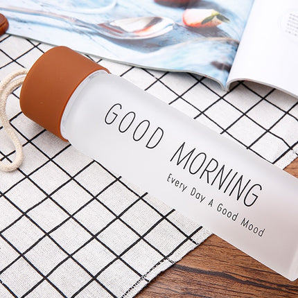 Glasses portable cups kids creative water bottles Korea lovely simple