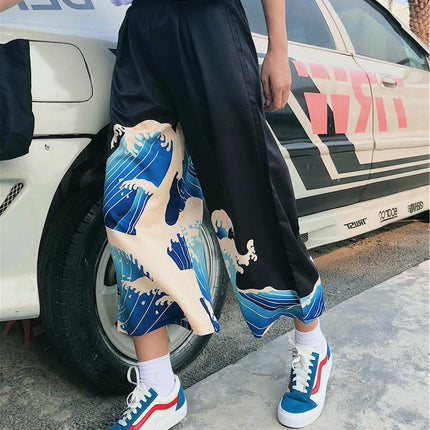 Streetwear Women Pants Japanese Harajuku Oversize Wide Pants
