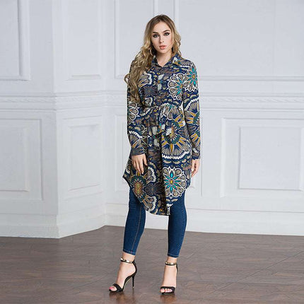 New Fashion Loose Shirt Skirt Plus Size Muslim