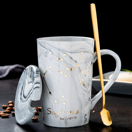 Nordic Creative Ceramic Mug Twelve Constellation Mug