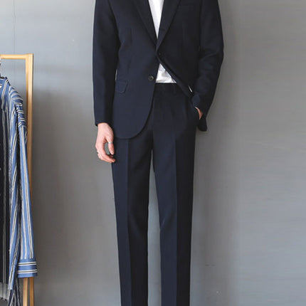 Men's Suits, Formal Wear, Casual Korean Style Autumn Professional Fit
