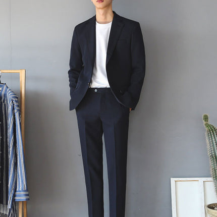 Men's Suits, Formal Wear, Casual Korean Style Autumn Professional Fit